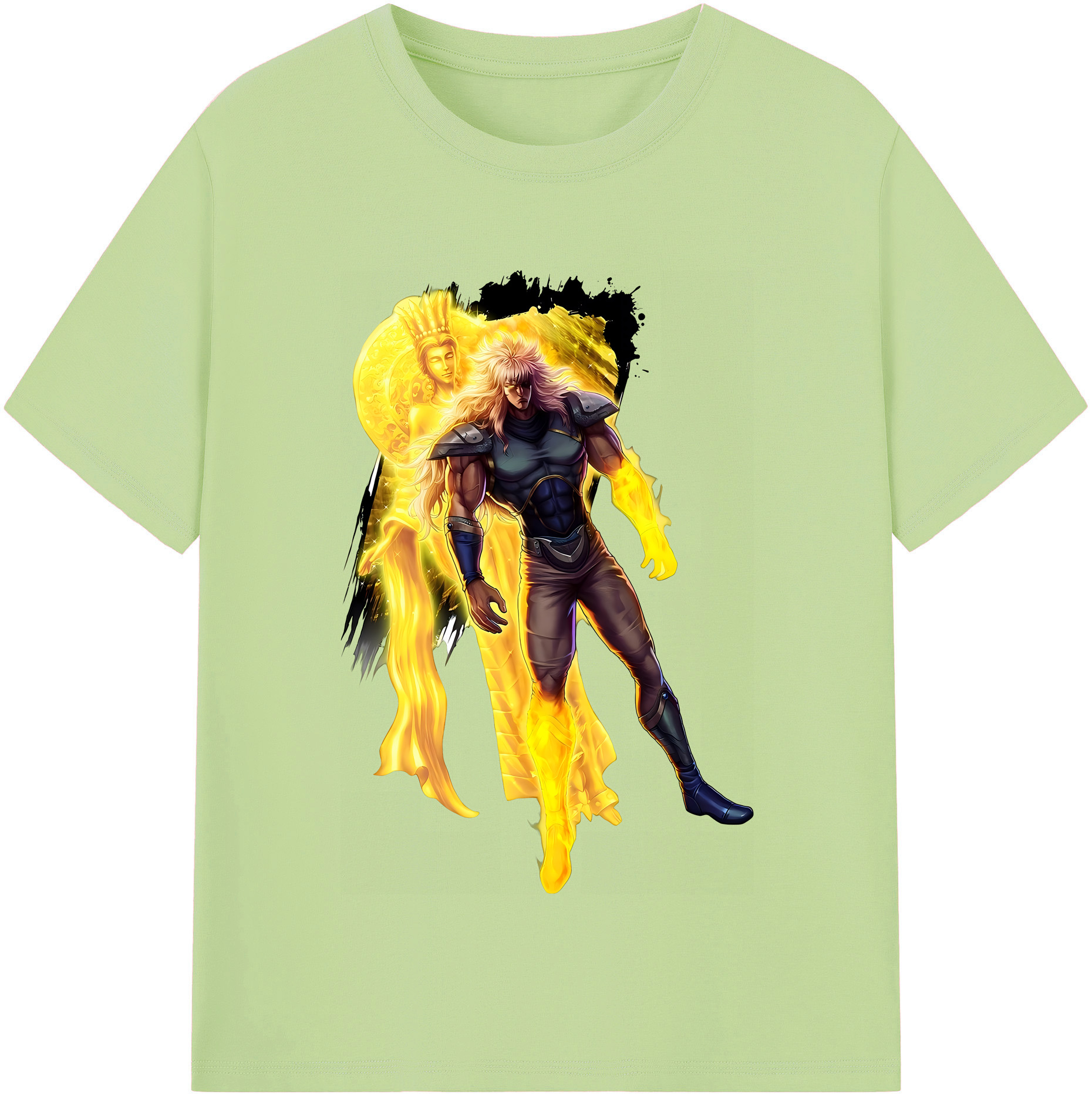 （画像用） 北斗の拳 Fist of the North Star 綿100％半袖Tシャツ（フロントプリント）